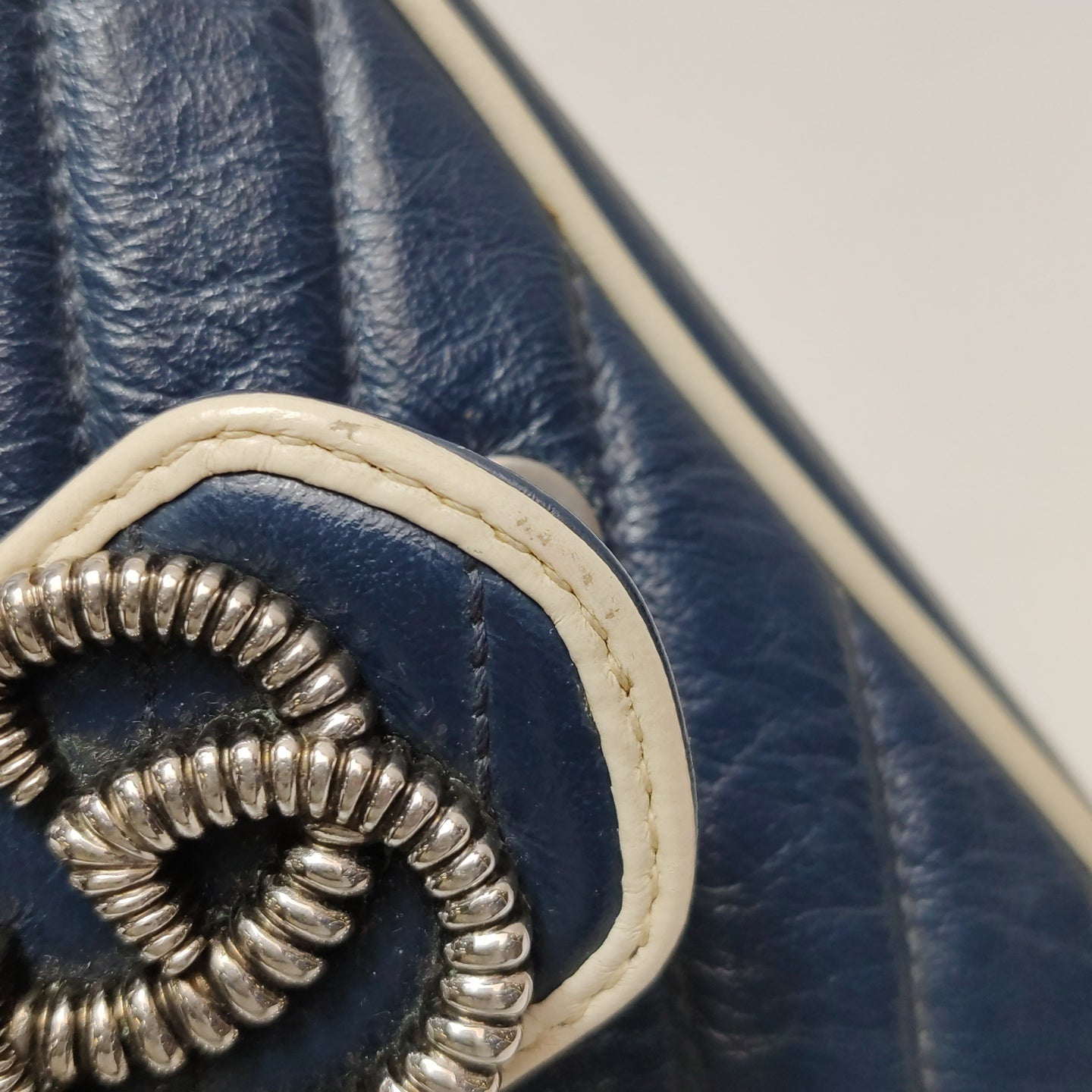 Gucci - Marmont - Leather - Blue - (mini)