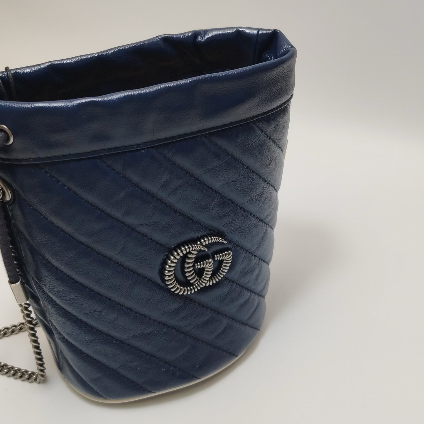 Gucci - Marmont - Leather - Blue - (mini)