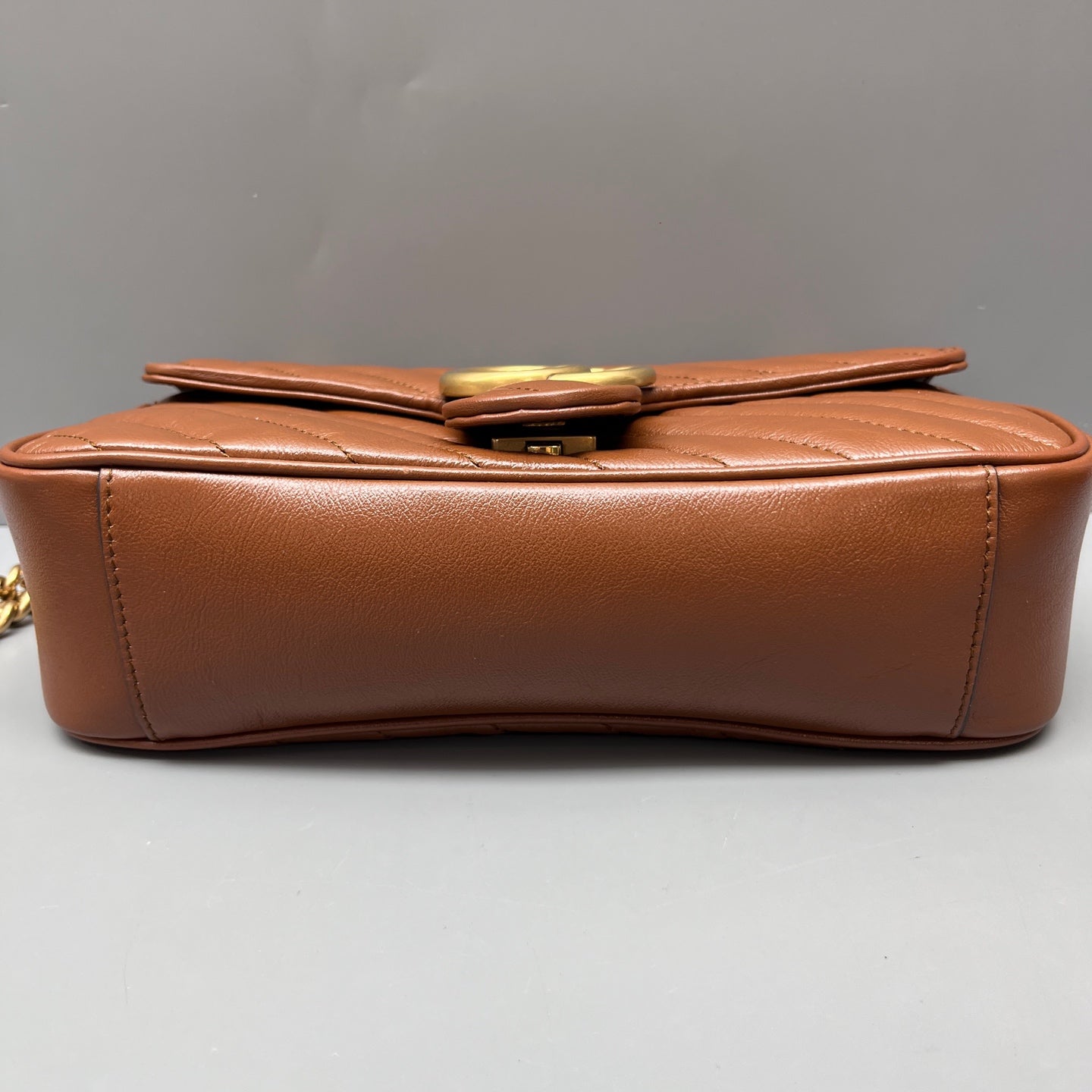 Gucci - Marmont - Leather - Brown - (medium)