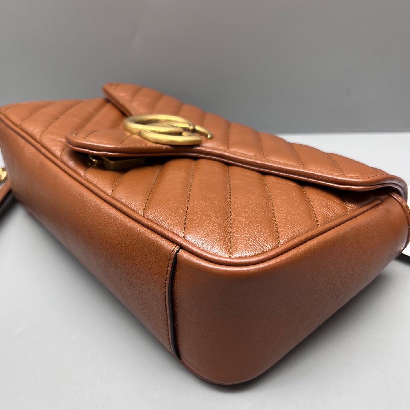 Gucci - Marmont - Leather - Brown - (medium)