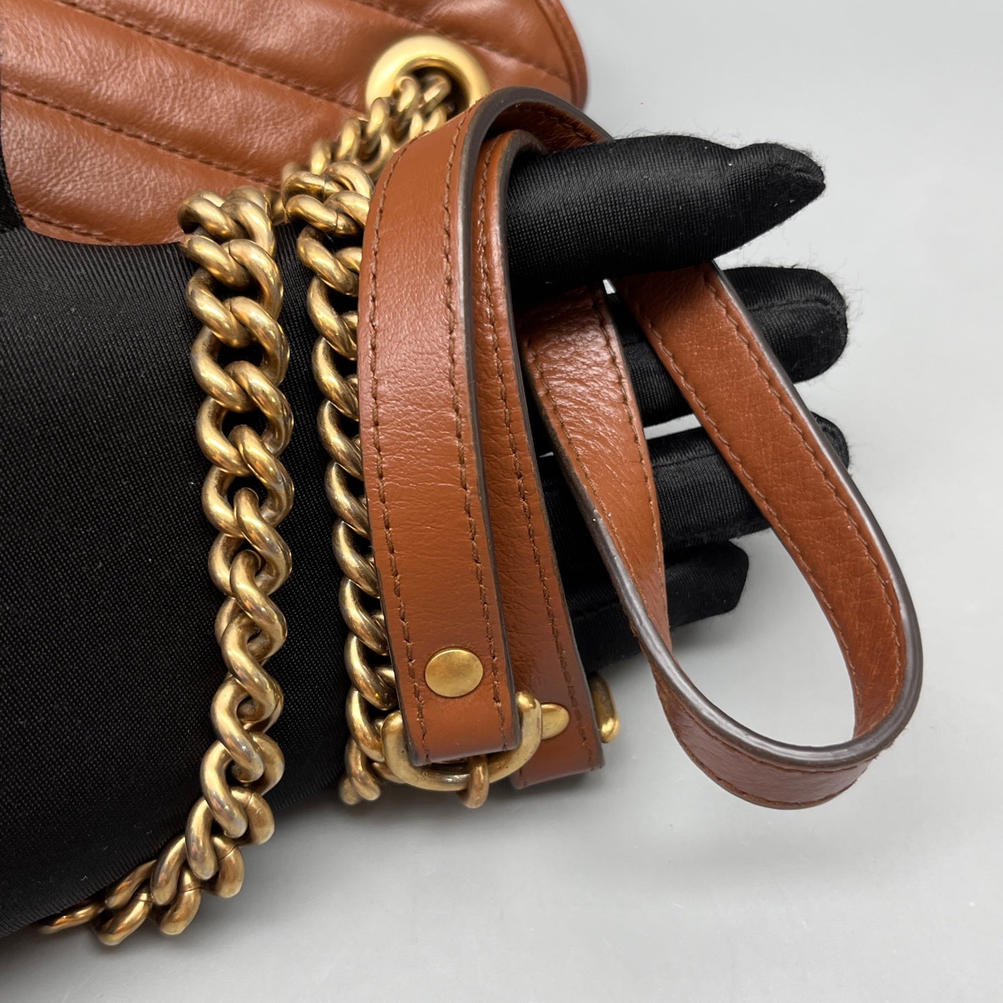 Gucci - Marmont - Leather - Brown - (medium)