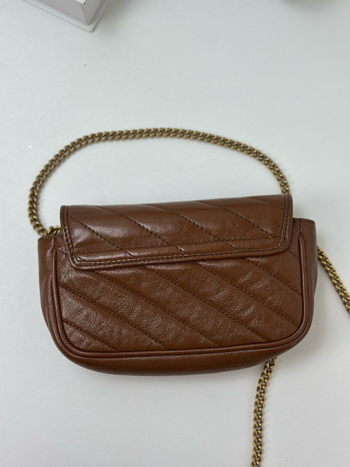 Gucci - Marmont - Leather - Brown - (mini)