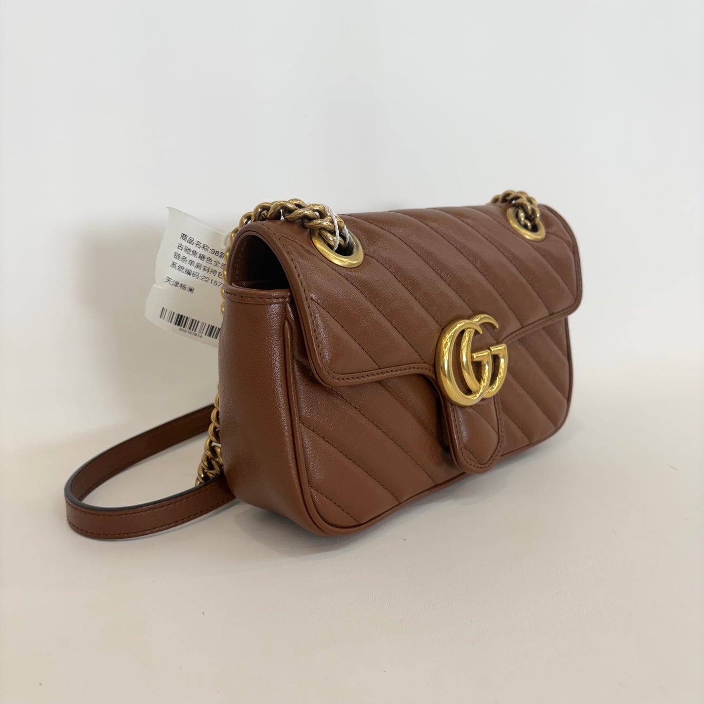 Gucci - Marmont - Leather - Brown - (mini)