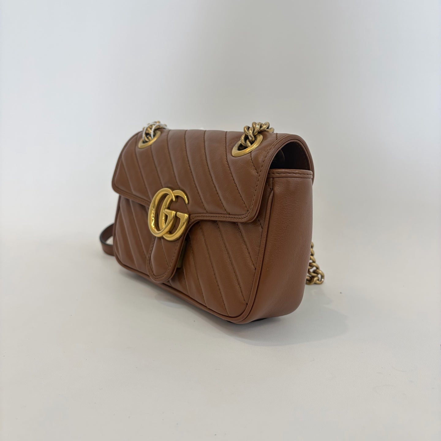 Gucci - Marmont - Leather - Brown - (mini)