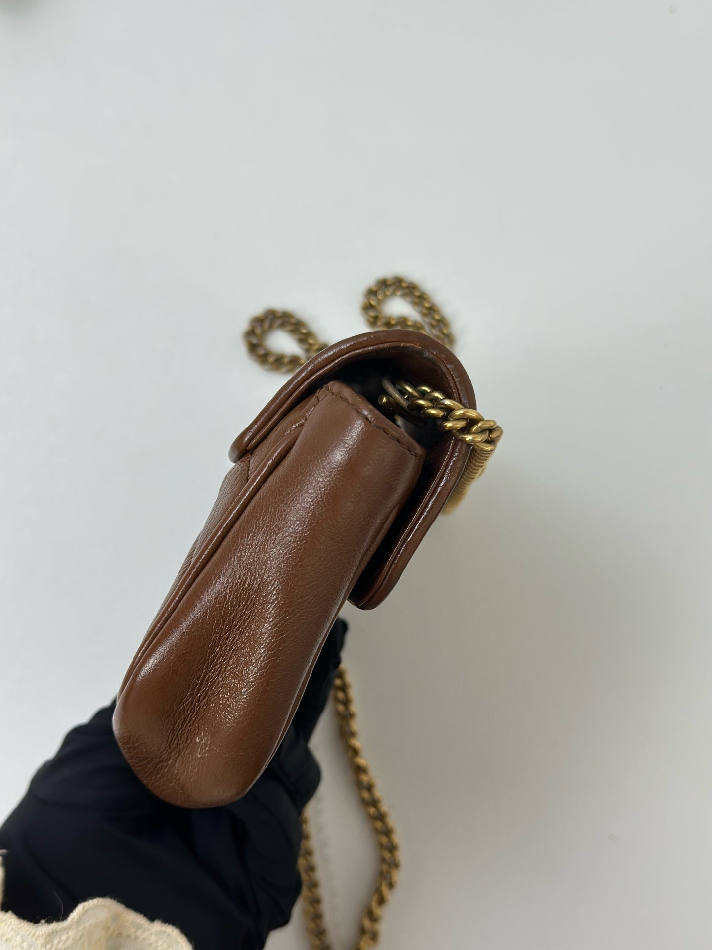 Gucci - Marmont - Leather - Brown - (mini)