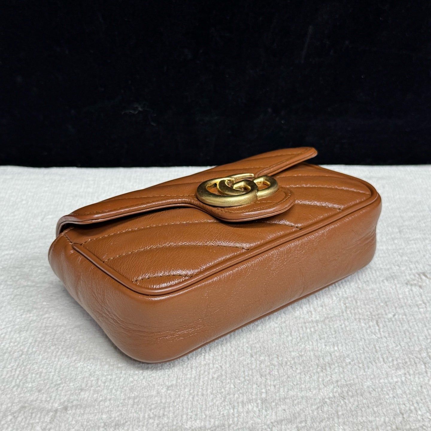 Gucci - Marmont - Leather - Brown - (mini)