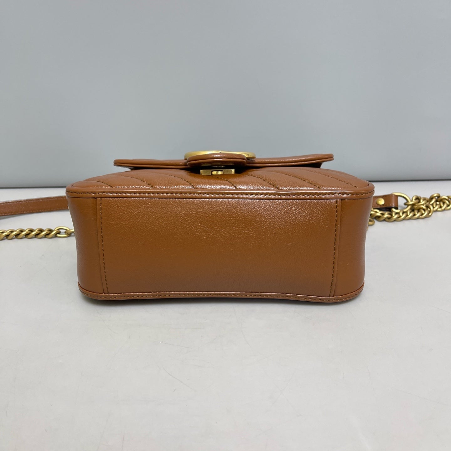 Gucci - Marmont - Leather - Brown - (mini)