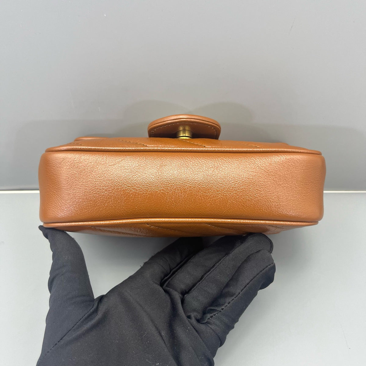 Gucci - Marmont - Leather - Brown - (mini)
