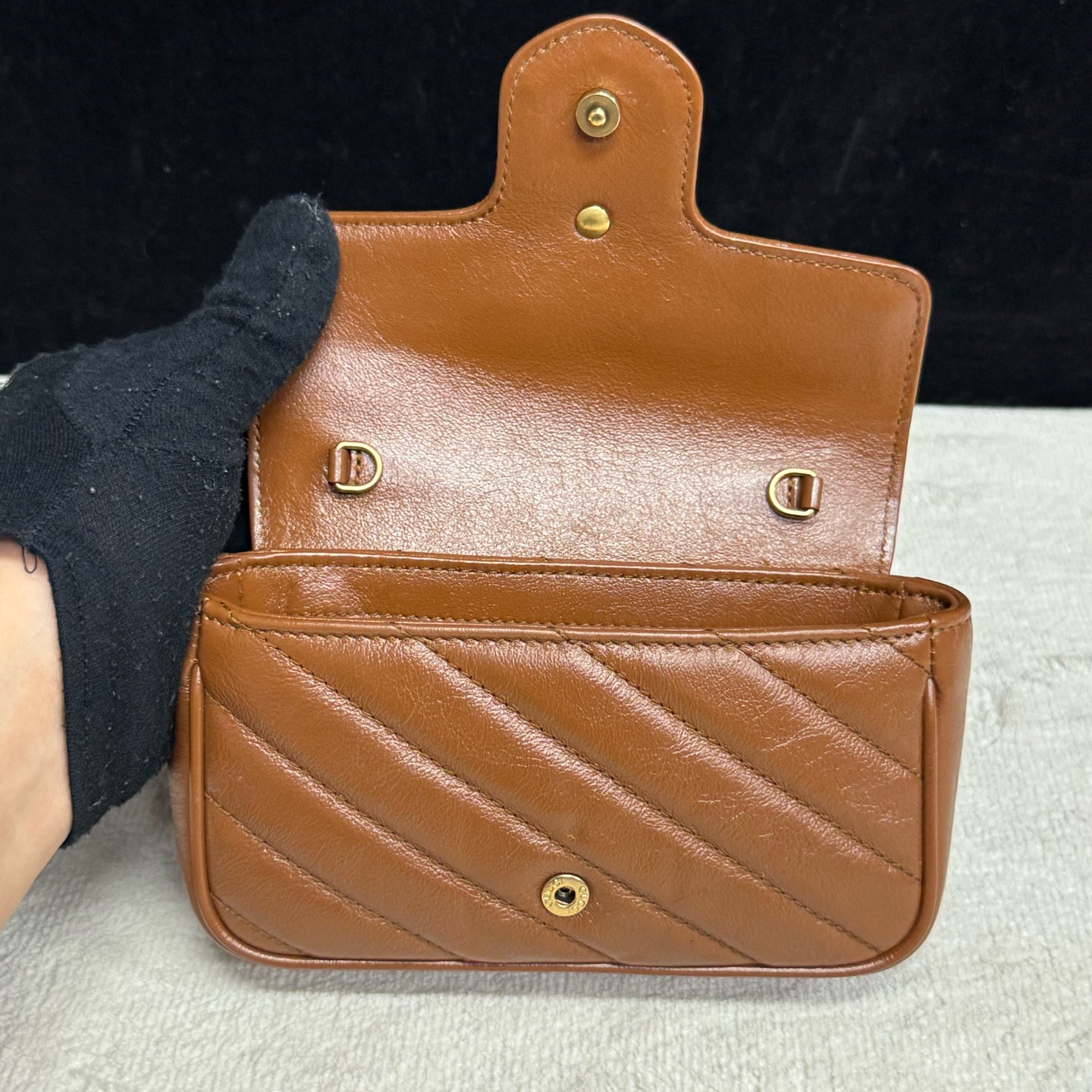 Gucci - Marmont - Leather - Brown - (mini)