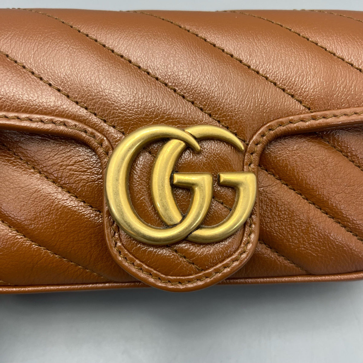 Gucci - Marmont - Leather - Brown - (mini)