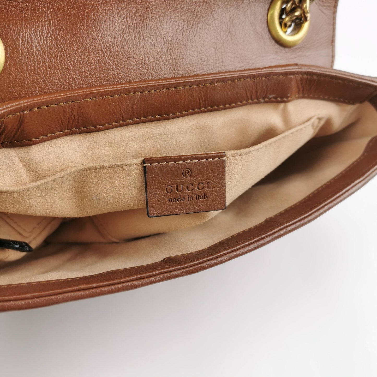 Gucci - Marmont - Leather - Brown - (mini)