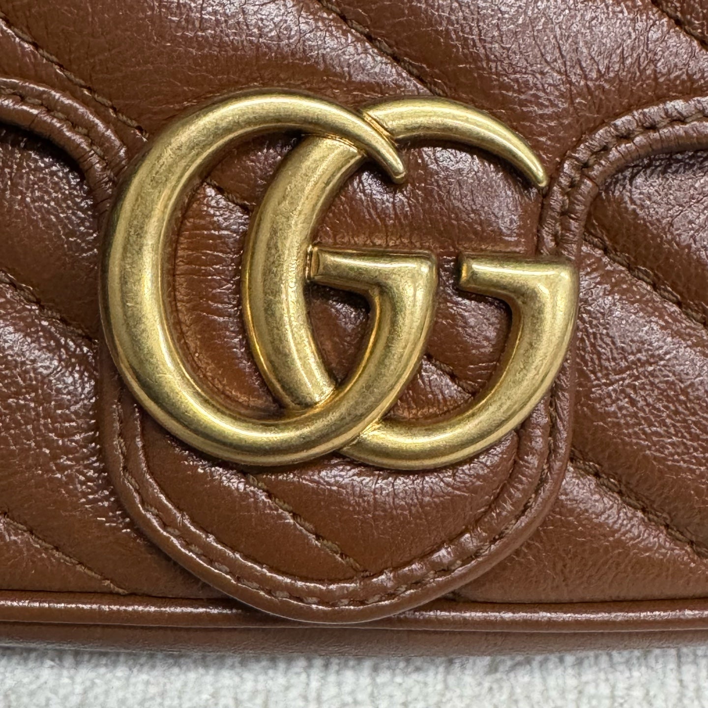 Gucci - Marmont - Leather - Brown - (mini)