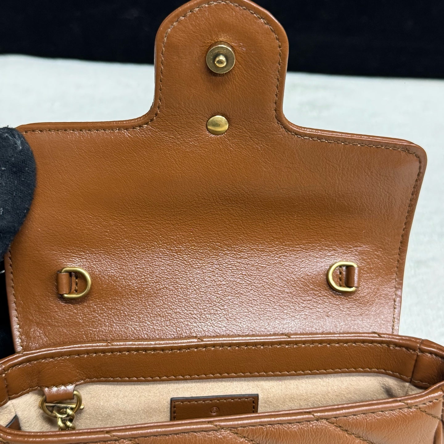 Gucci - Marmont - Leather - Brown - (mini)