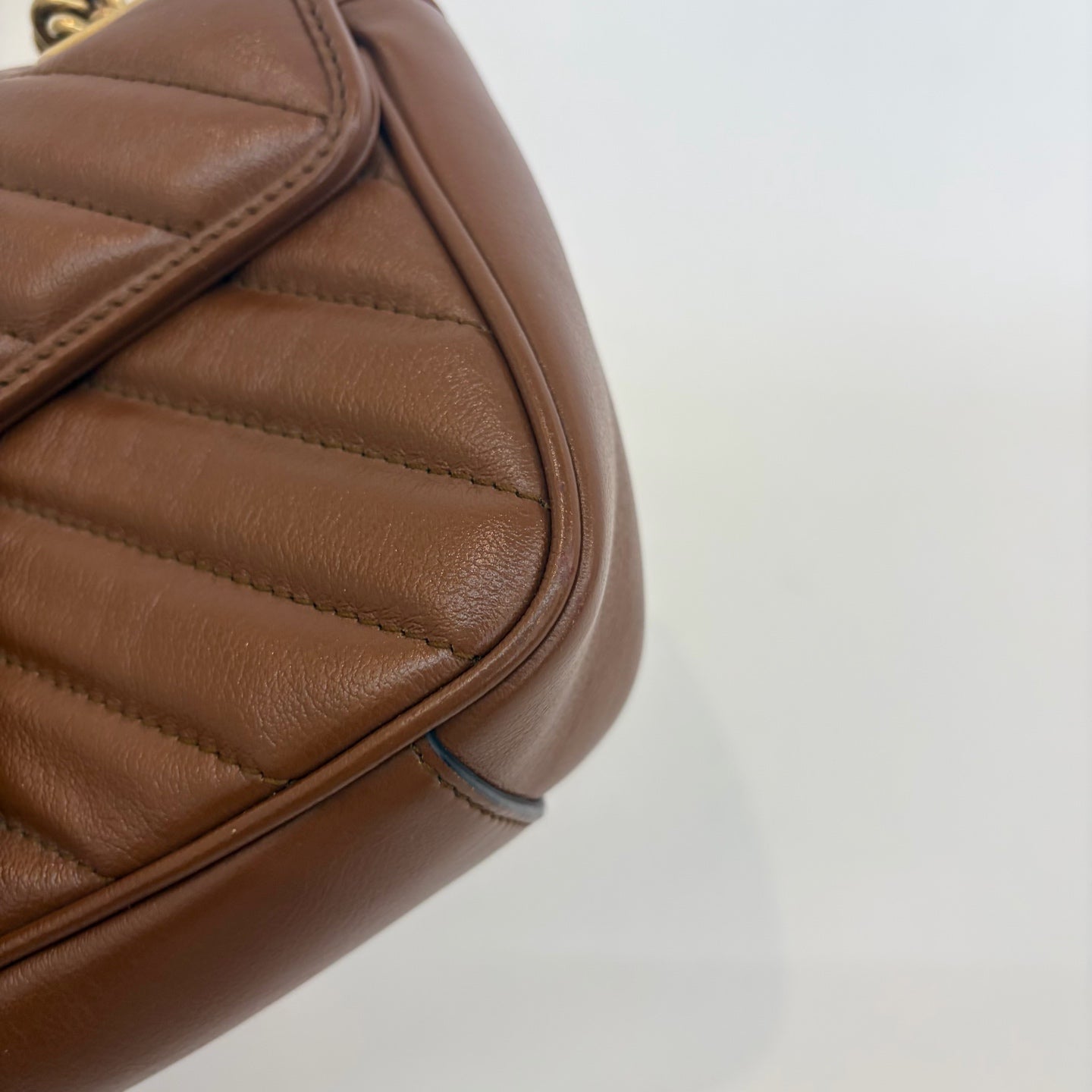 Gucci - Marmont - Leather - Brown - (mini)