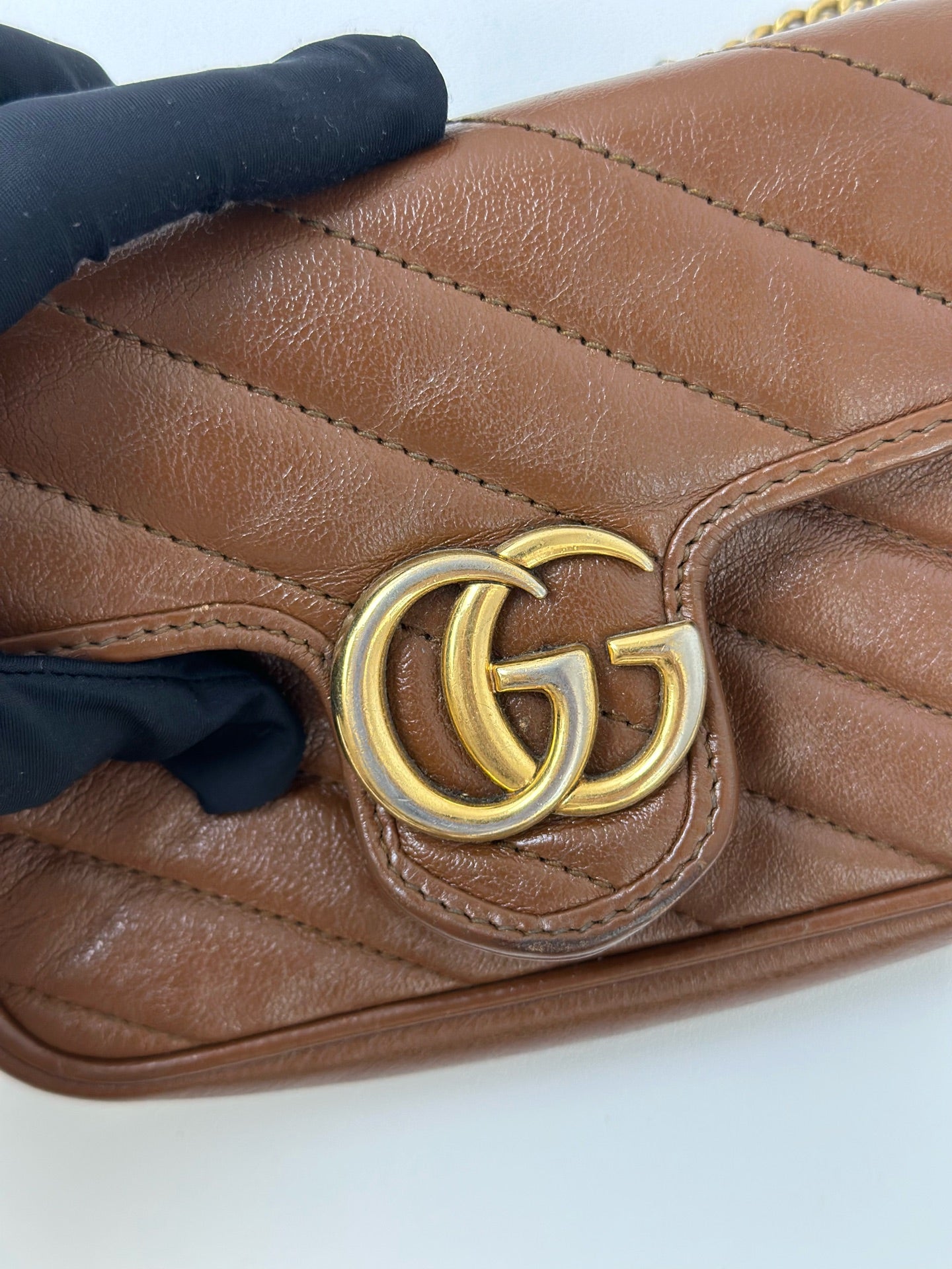 Gucci - Marmont - Leather - Brown - (mini)