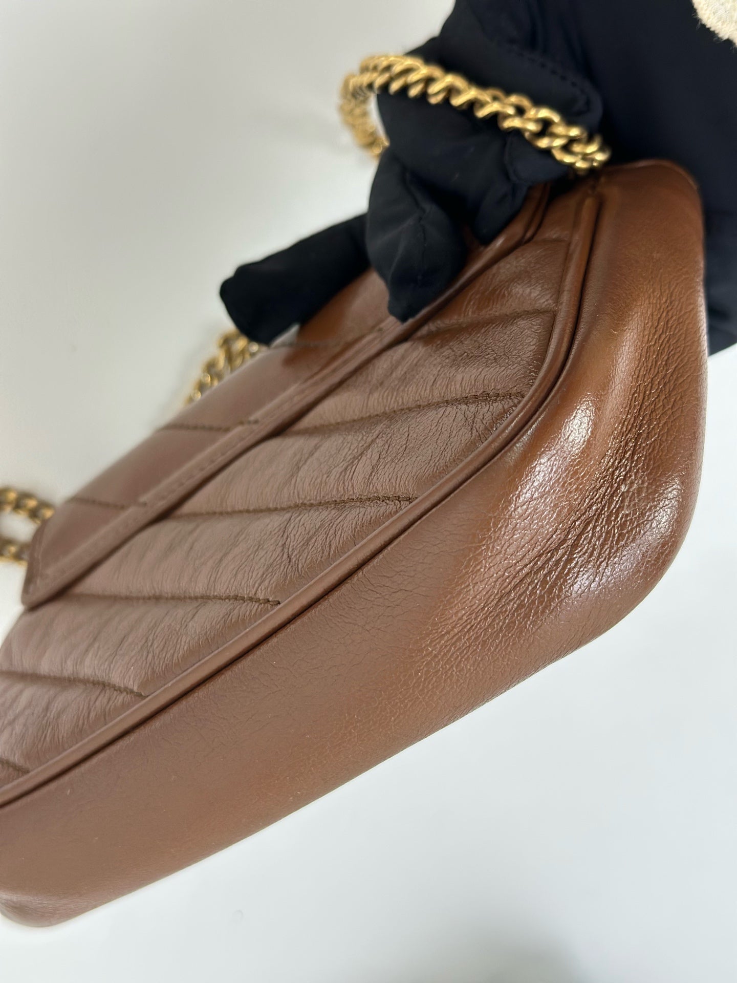 Gucci - Marmont - Leather - Brown - (mini)