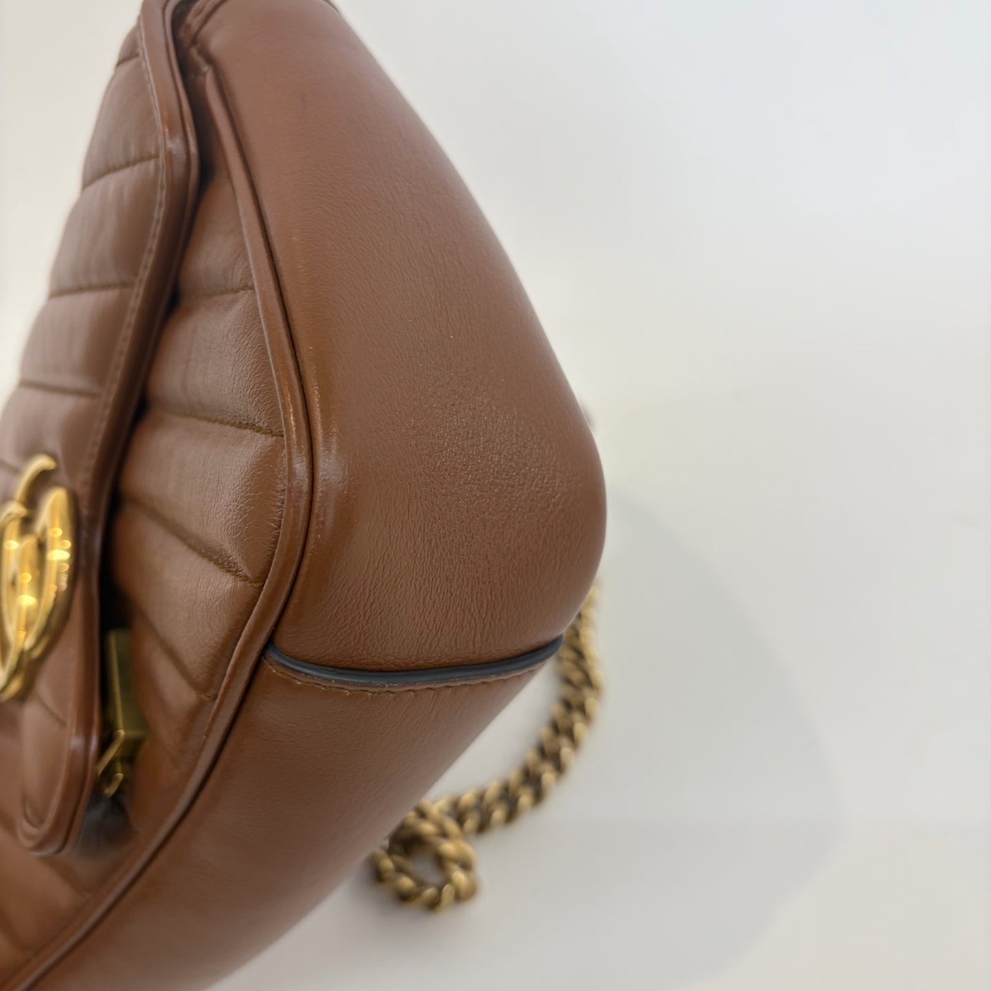 Gucci - Marmont - Leather - Brown - (mini)
