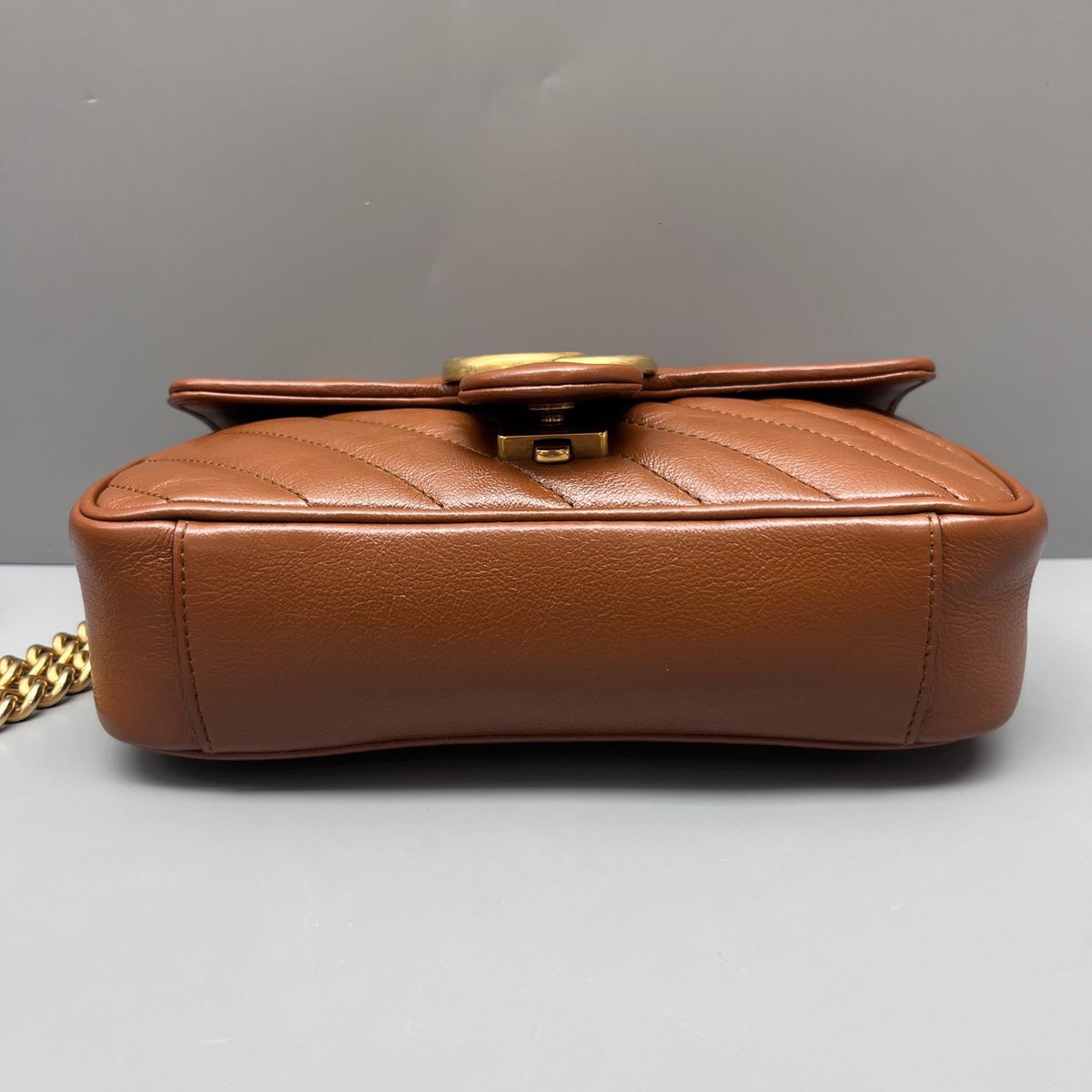 Gucci - Marmont - Leather - Brown - (small)