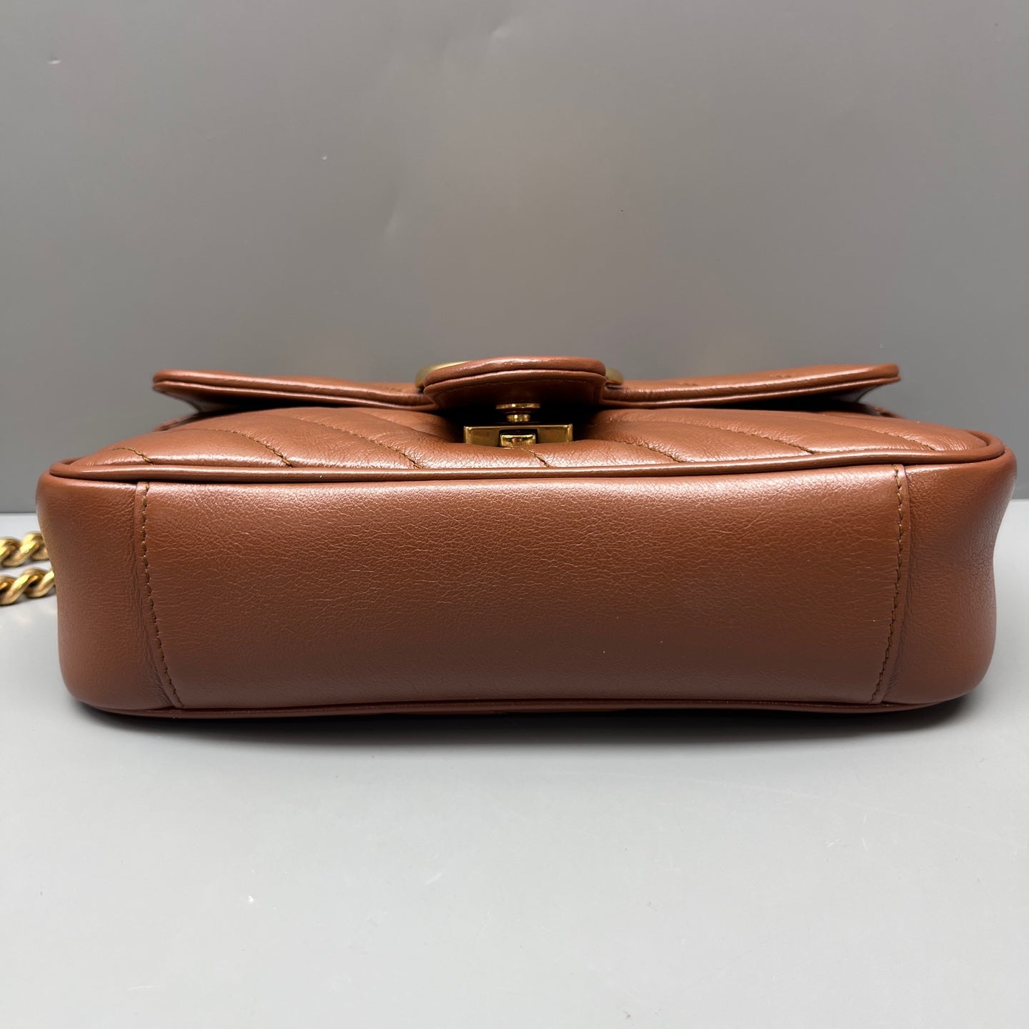 Gucci - Marmont - Leather - Brown - (small)