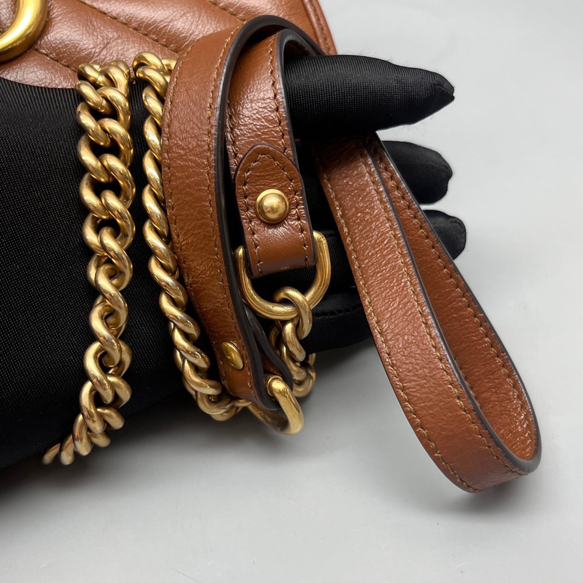 Gucci - Marmont - Leather - Brown - (small)