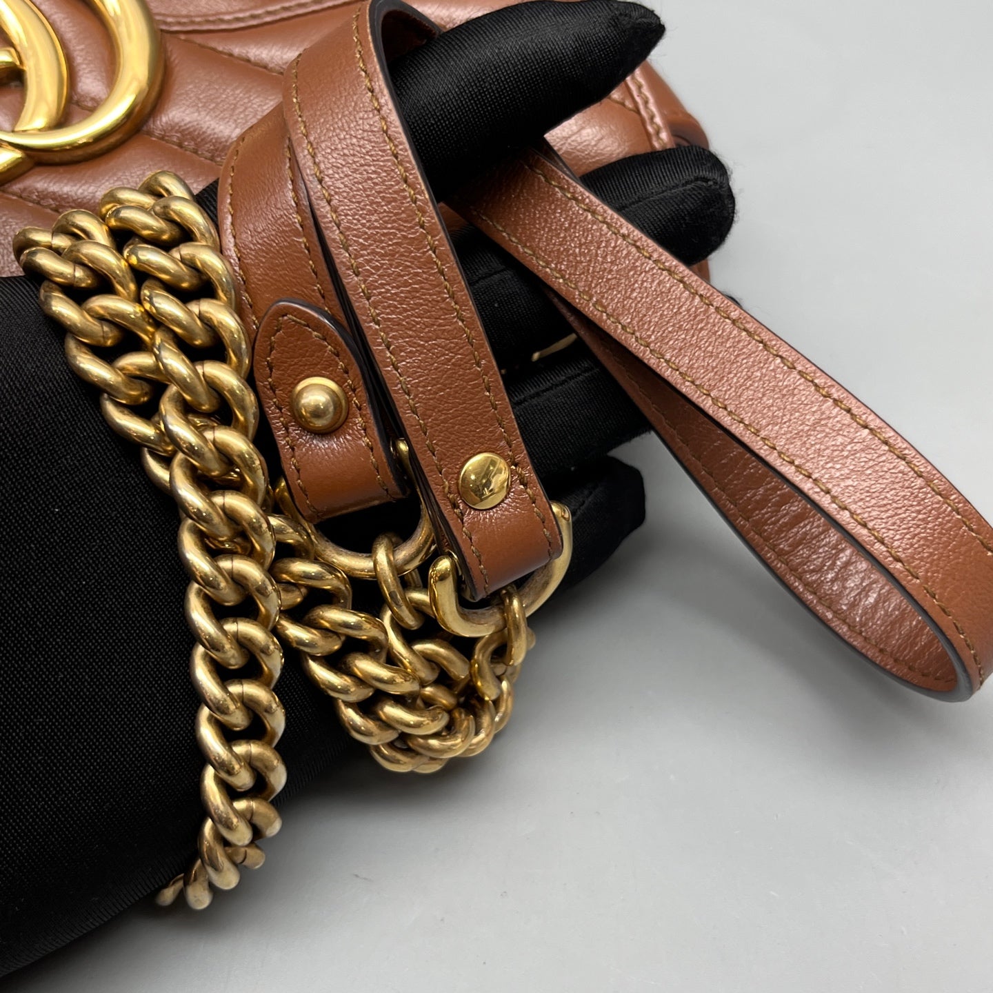 Gucci - Marmont - Leather - Brown - (small)