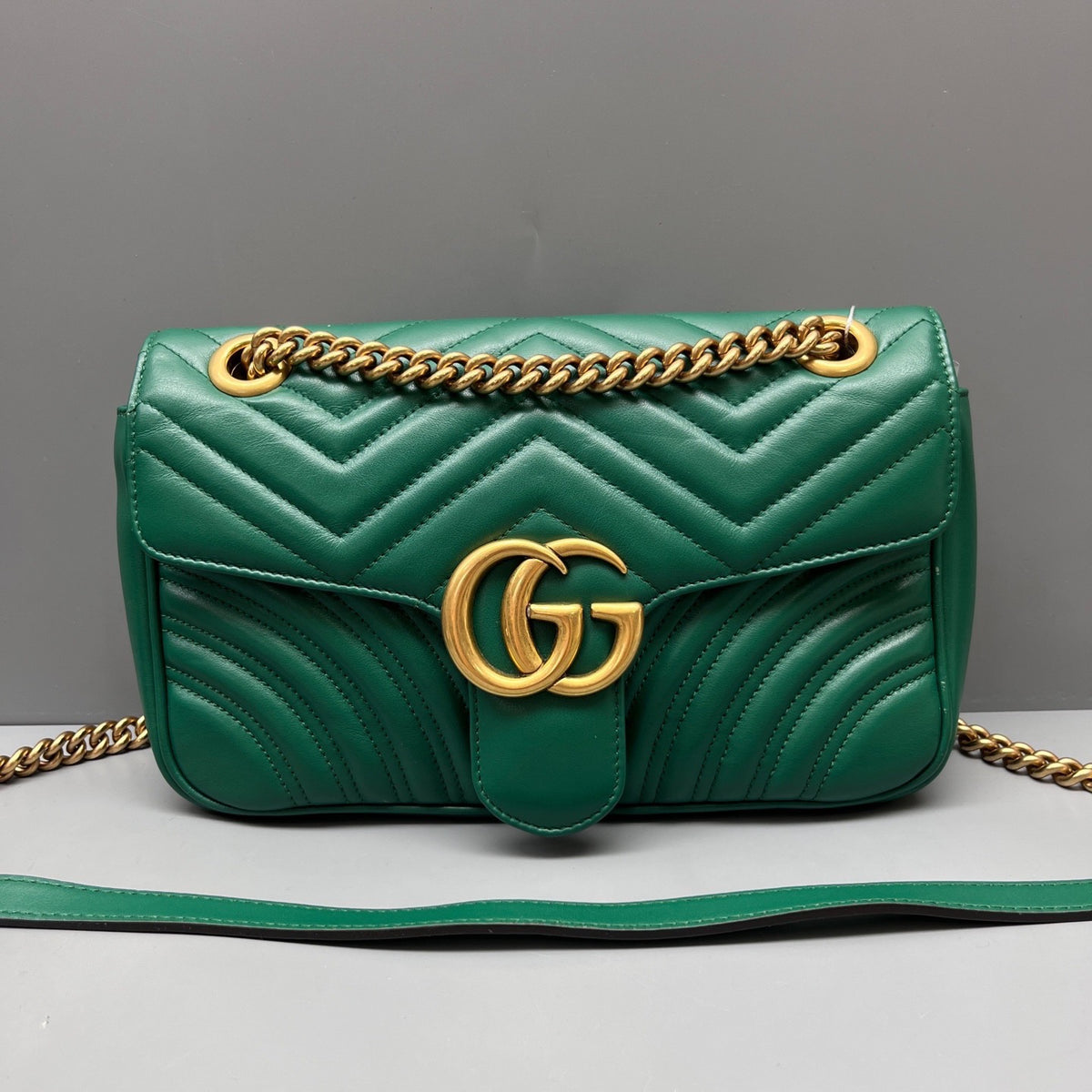Gucci - Marmont - Leather - Green - (medium)