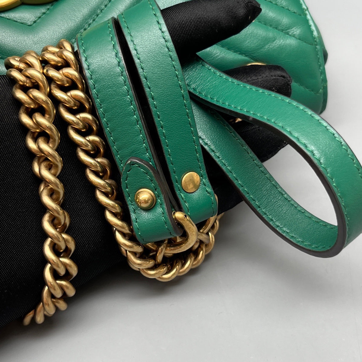 Gucci - Marmont - Leather - Green - (medium)