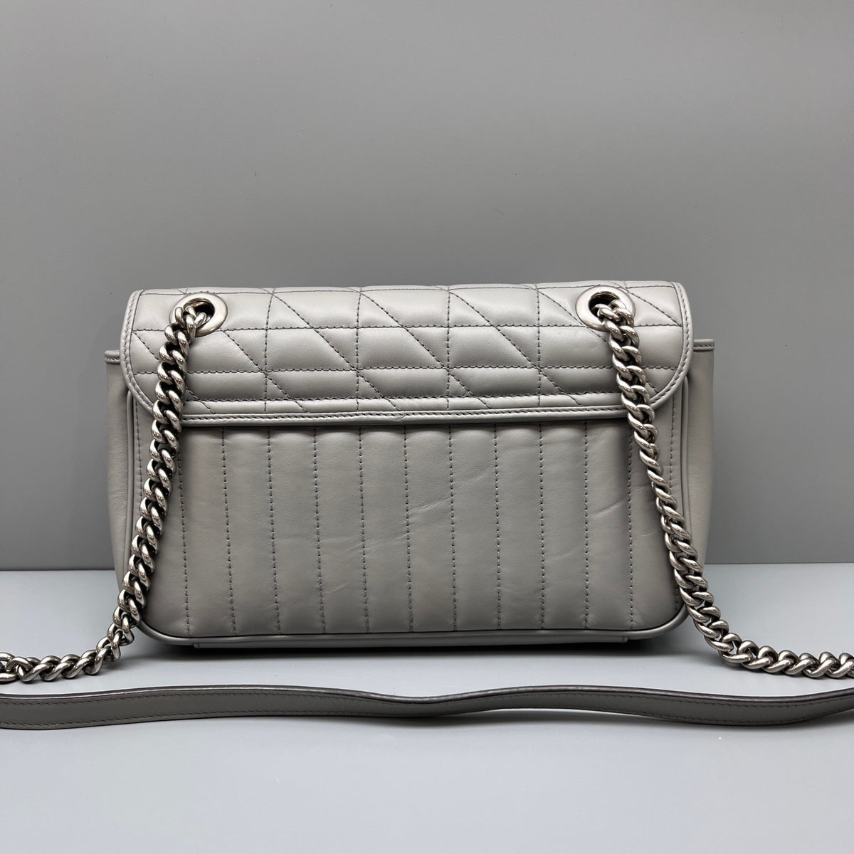 Gucci - Marmont - Leather - Grey - (medium)