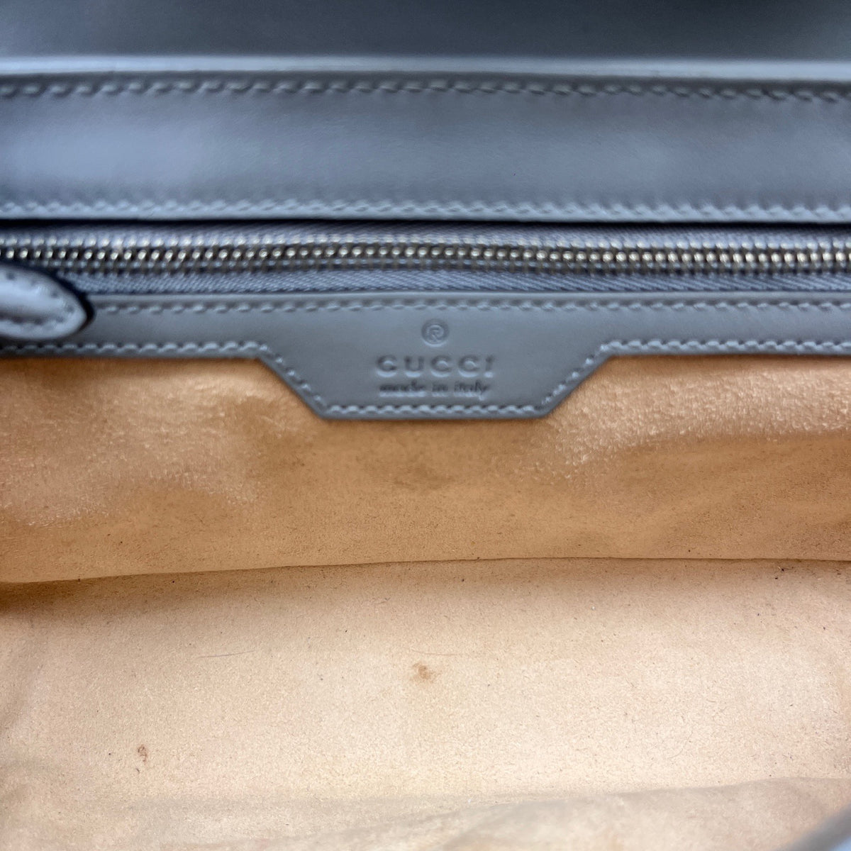 Gucci - Marmont - Leather - Grey - (medium)