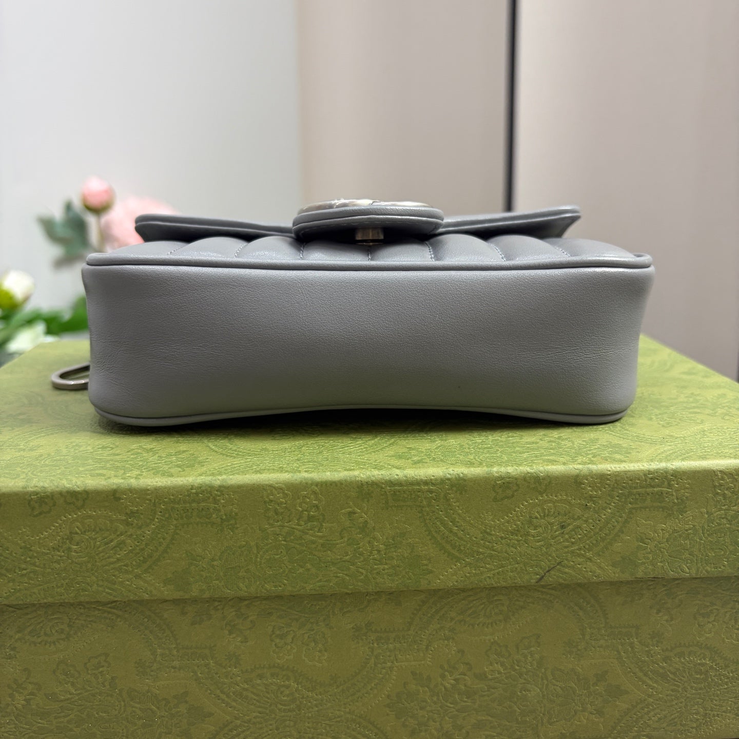 Gucci - Marmont - Leather - Grey - (mini)