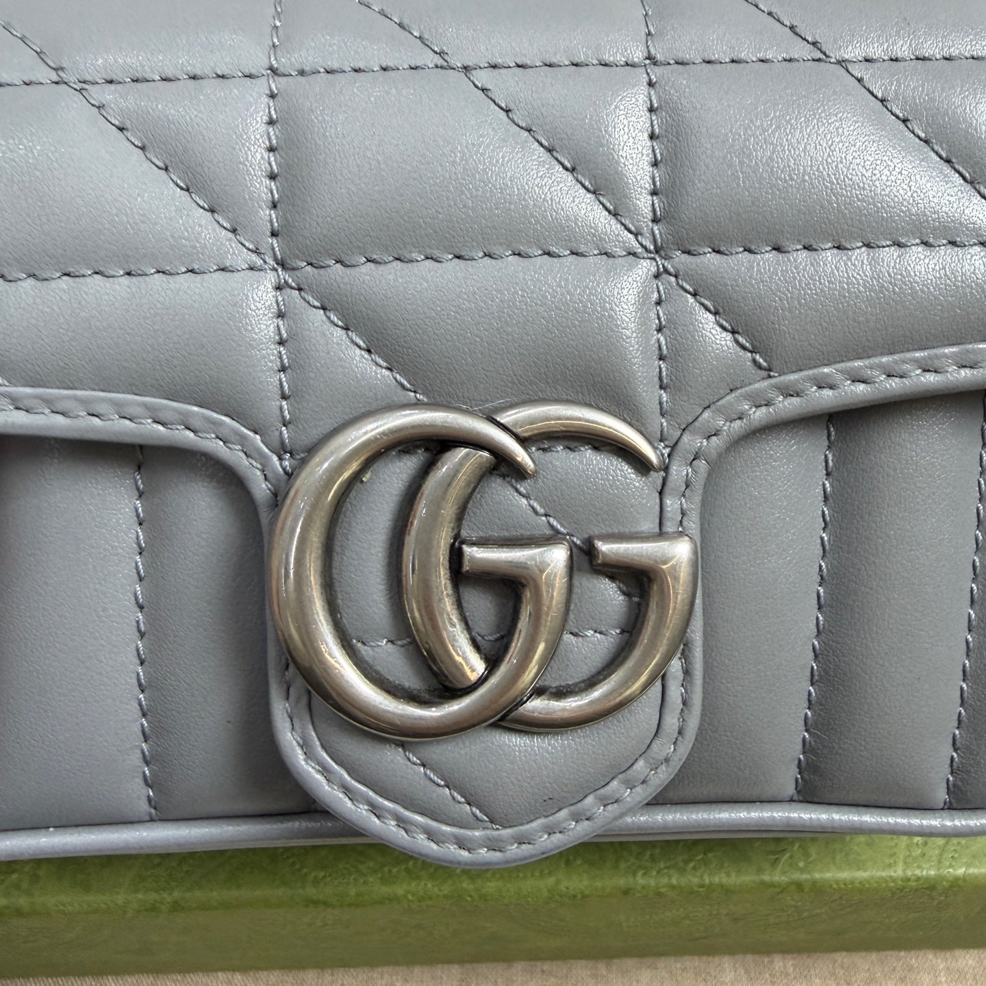Gucci - Marmont - Leather - Grey - (mini)