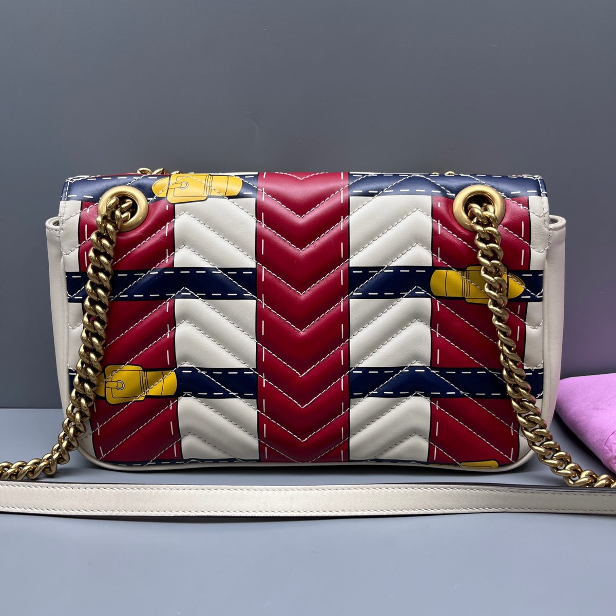 Gucci - Marmont - Leather - Multicolour - (medium)