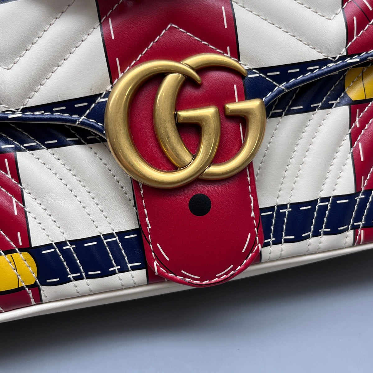 Gucci - Marmont - Leather - Multicolour - (medium)