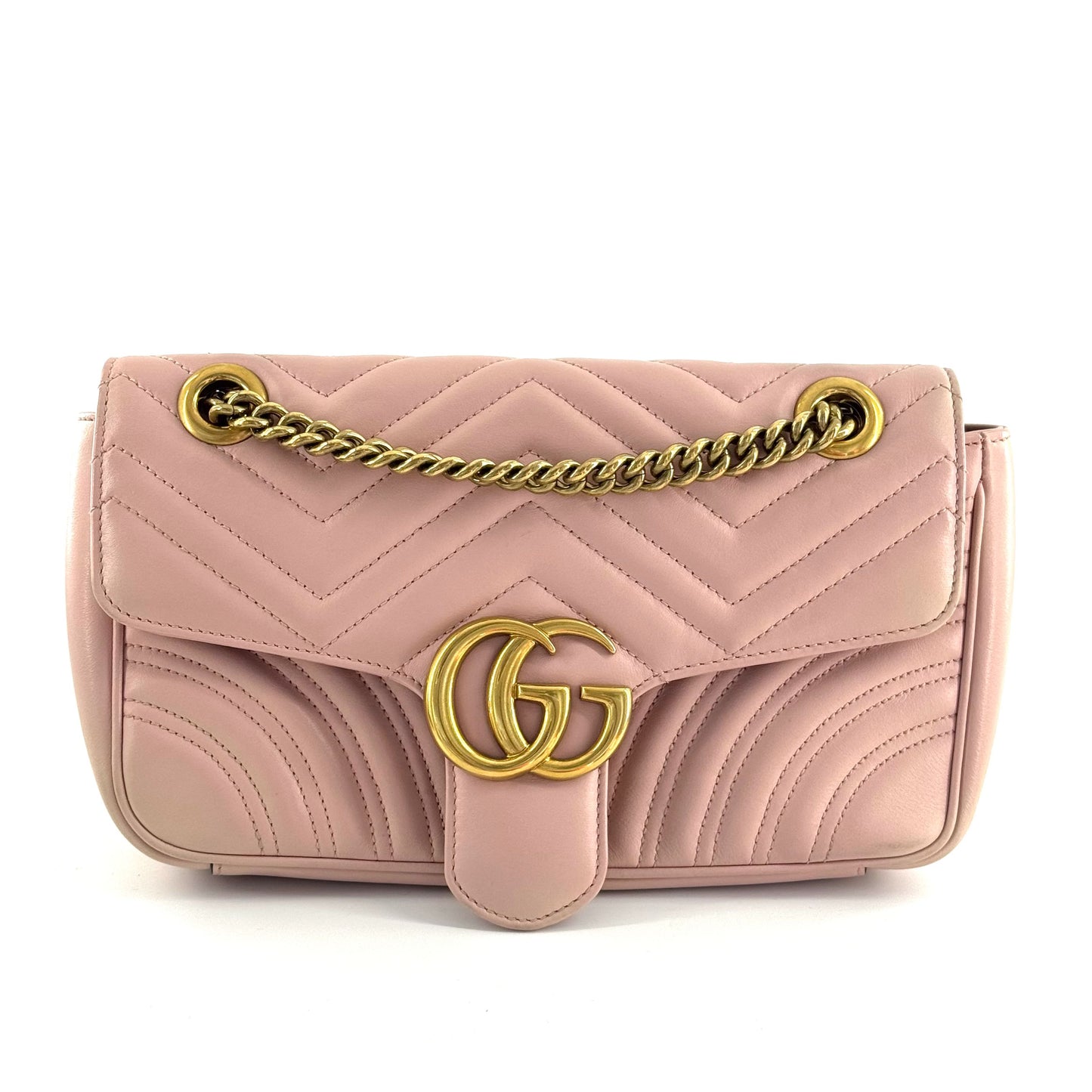 Gucci - Marmont - Leather - Pink - (medium)