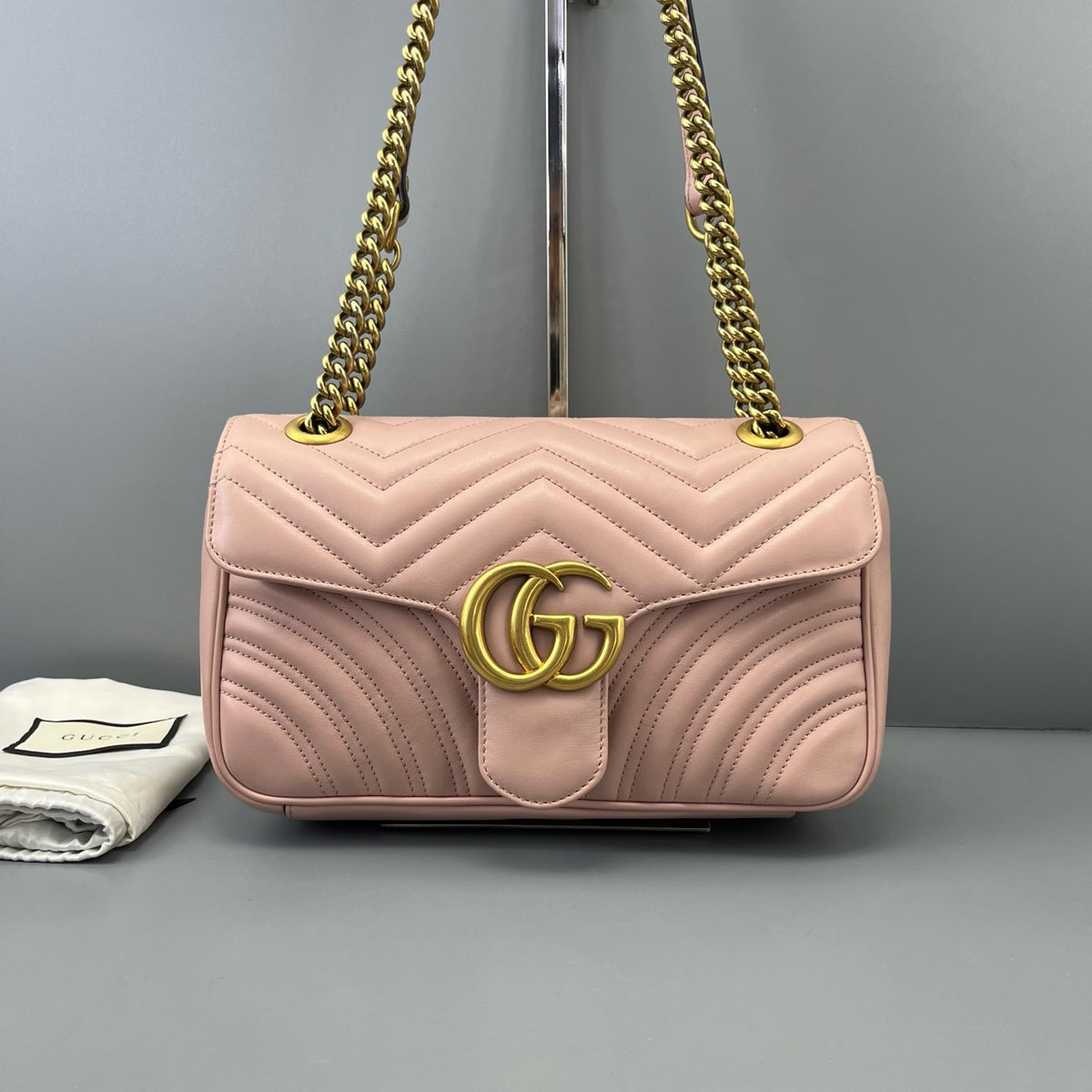Gucci - Marmont - Leather - Pink - (medium)