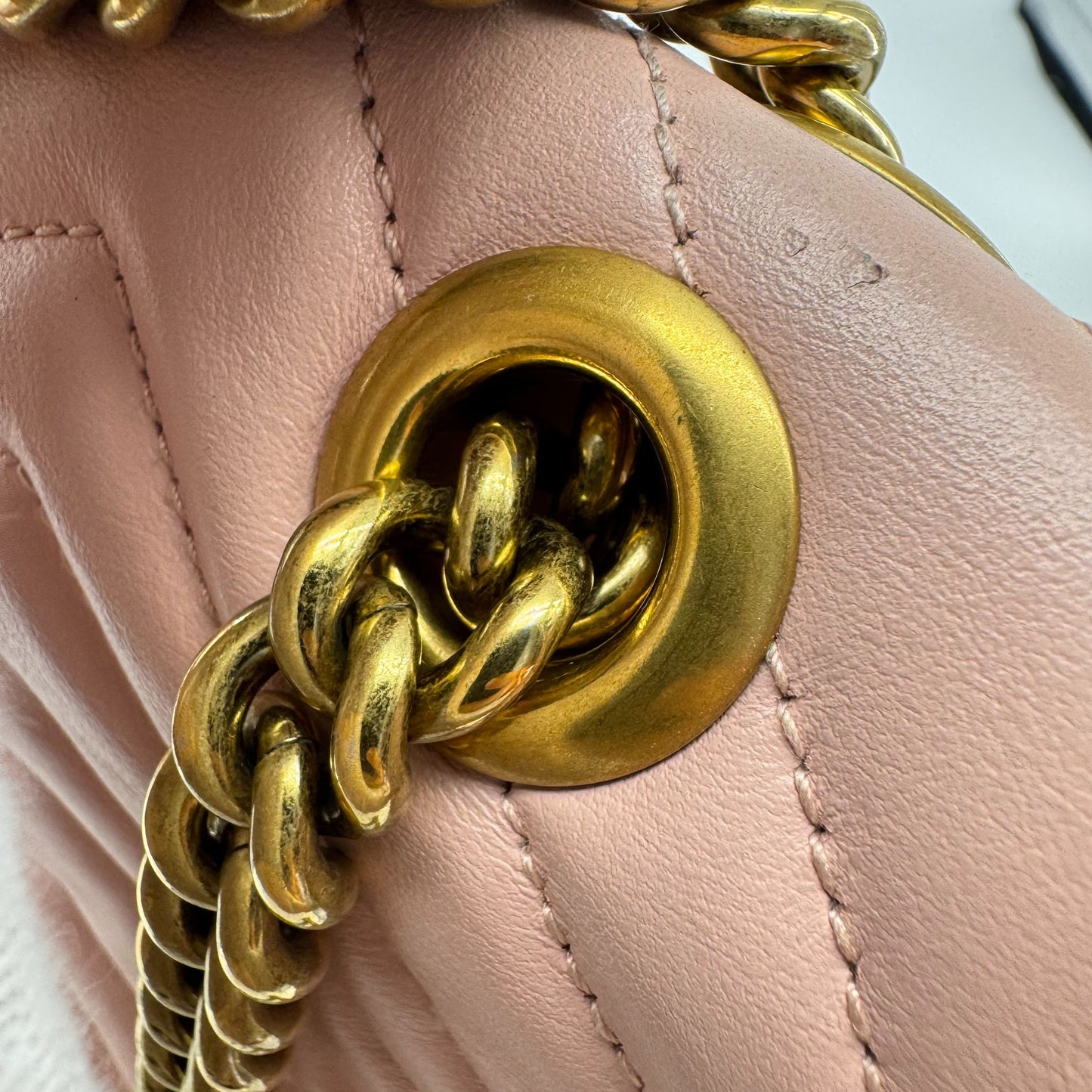 Gucci - Marmont - Leather - Pink - (medium)