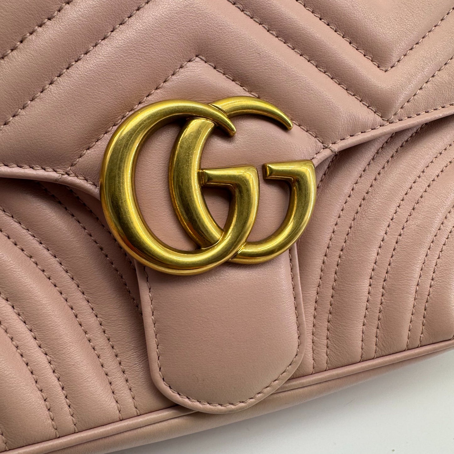 Gucci - Marmont - Leather - Pink - (medium)