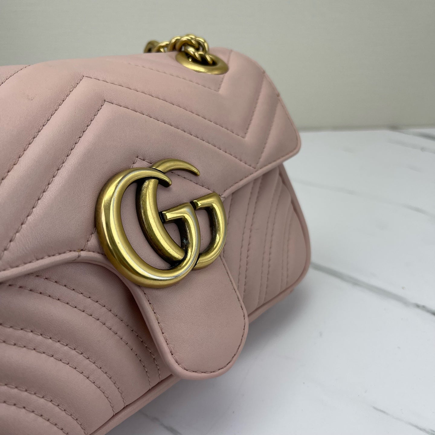 Gucci - Marmont - Leather - Pink - (mini)