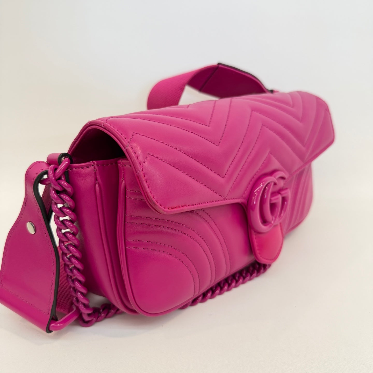 Gucci - Marmont - Leather - Pink - (small)