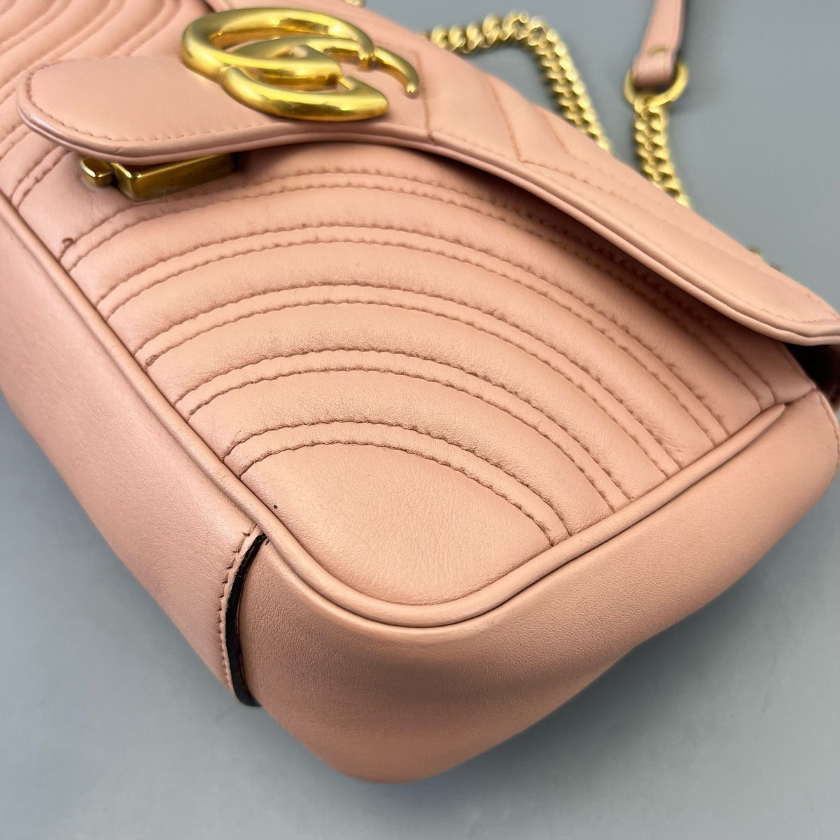 Gucci - Marmont - Leather - Pink - (small)