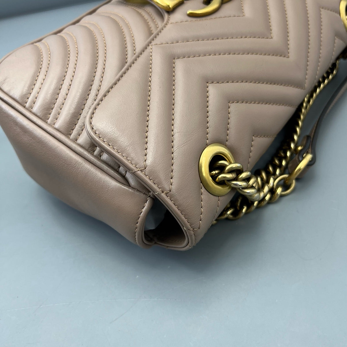Gucci - Marmont - Leather - Pink - (small)