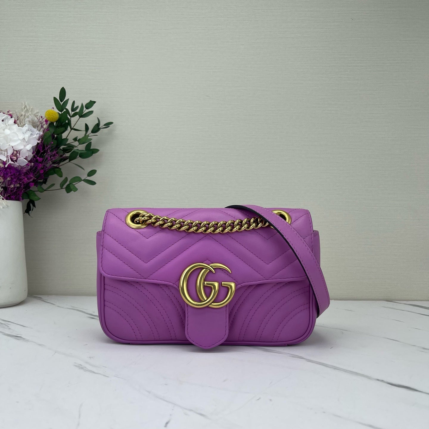 Gucci - Marmont - Leather - Purple - (mini)