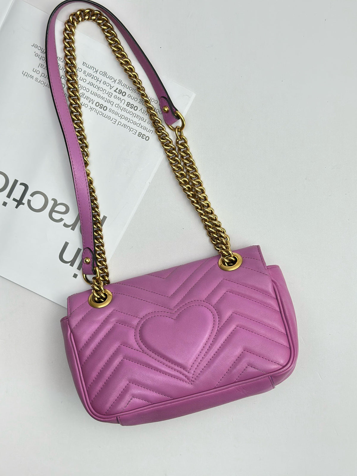 Gucci - Marmont - Leather - Purple - (mini)