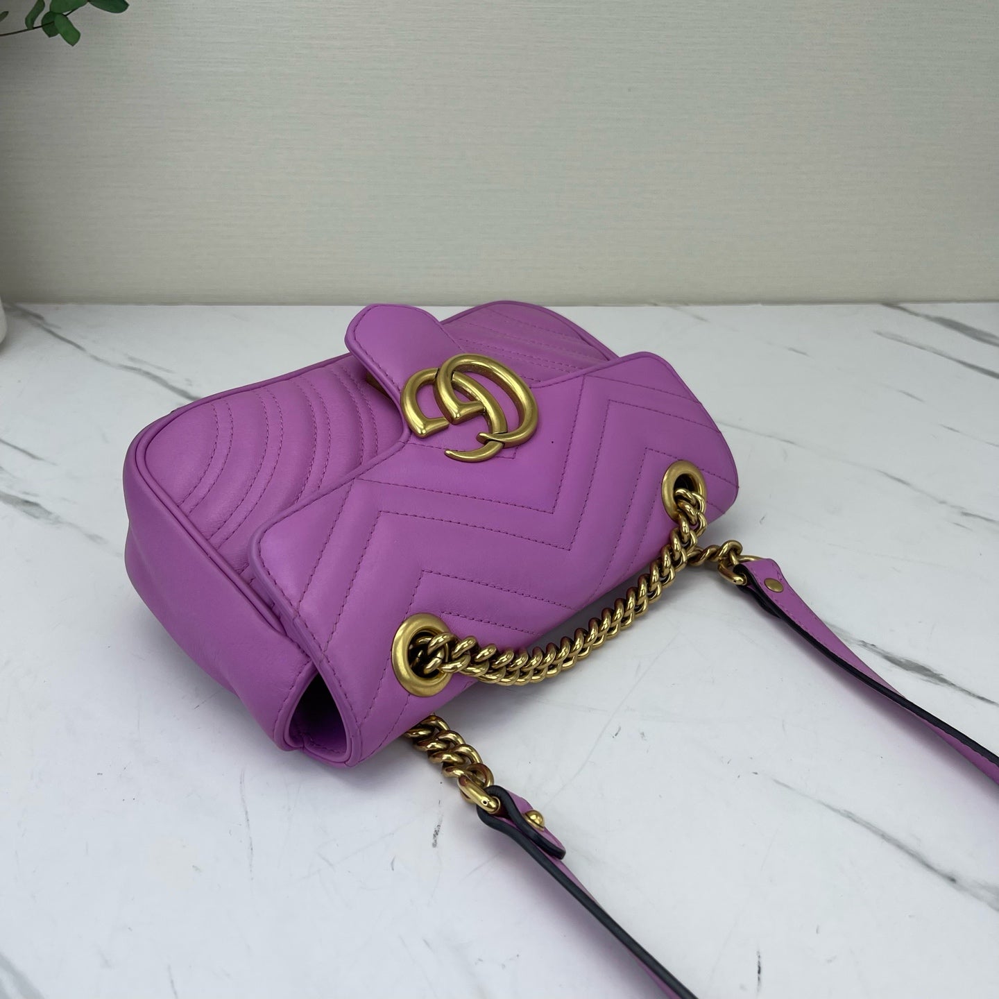 Gucci - Marmont - Leather - Purple - (mini)