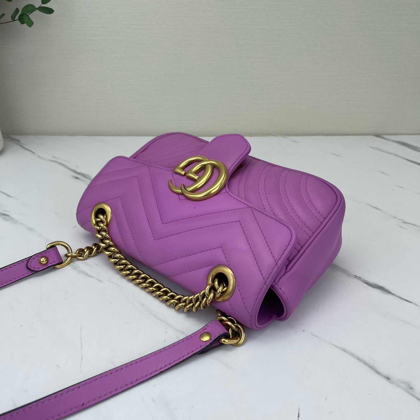 Gucci - Marmont - Leather - Purple - (mini)