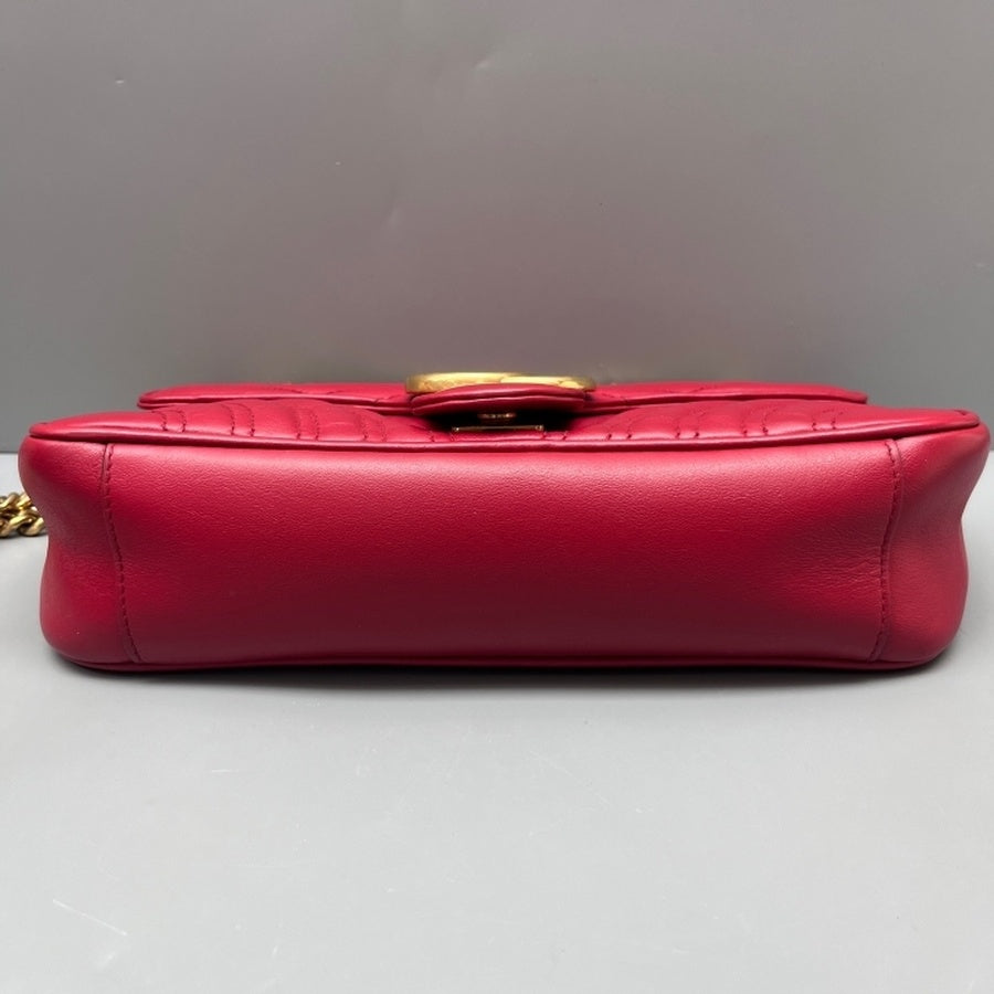 Gucci - Marmont - Leather - Red - (medium)