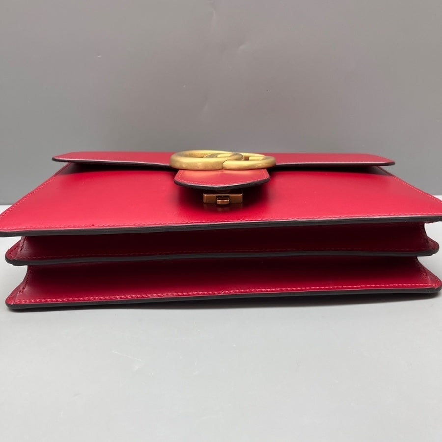 Gucci - Marmont - Leather - Red - (Medium)