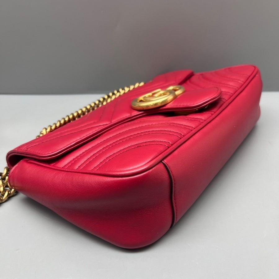 Gucci - Marmont - Leather - Red - (medium)