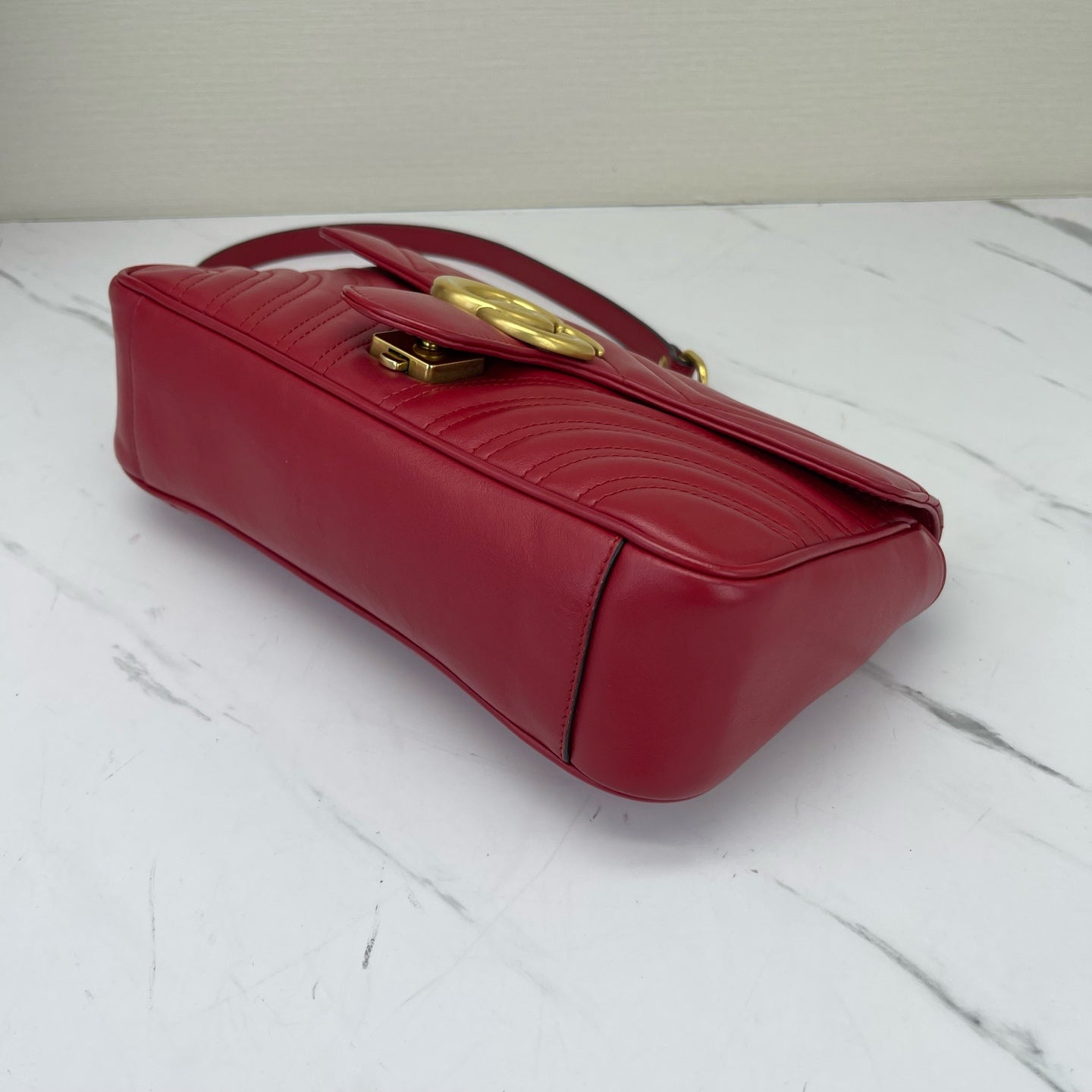 Gucci - Marmont - Leather - Red - (medium)
