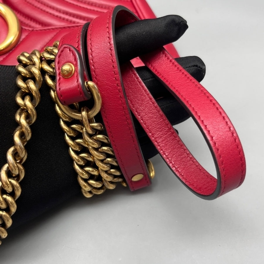 Gucci - Marmont - Leather - Red - (medium)
